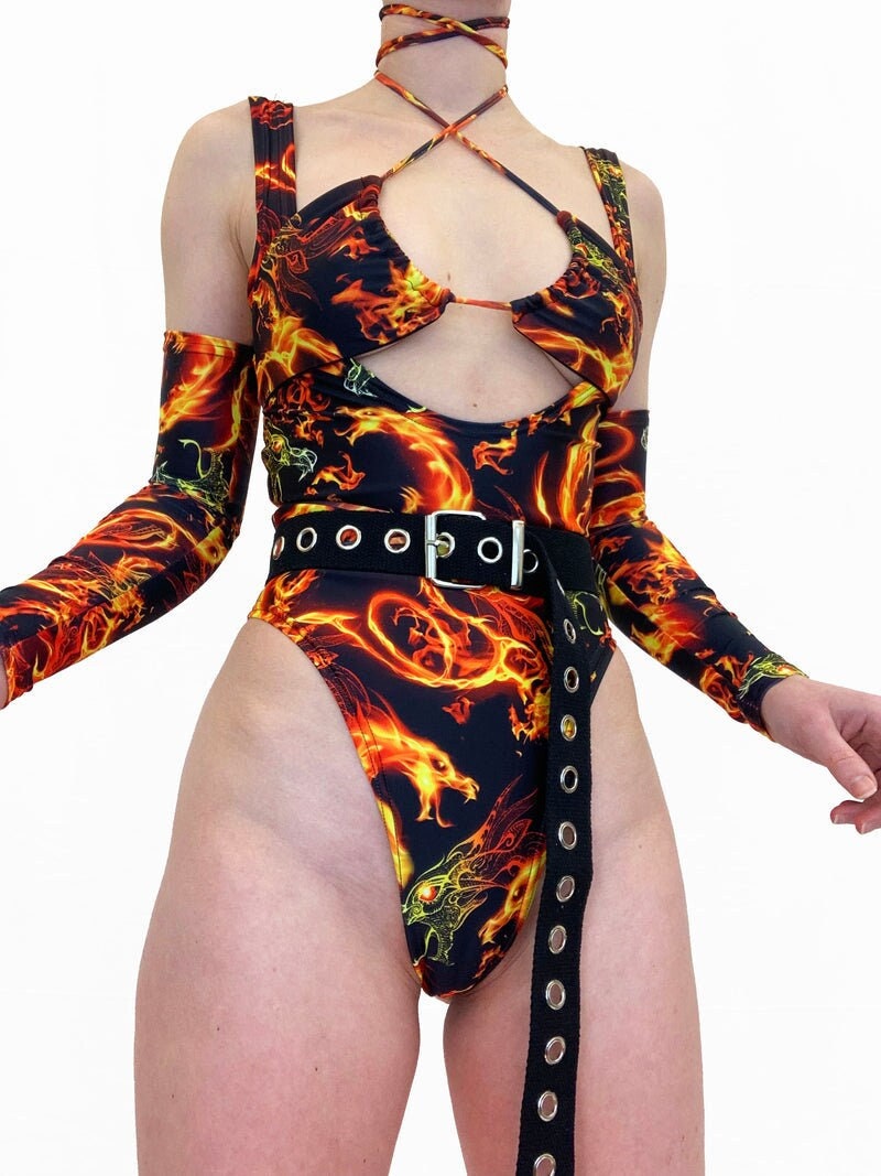 Flames Bodysuit -  Canada