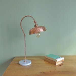 Antike Kupfer Tischlampe Art Deco Tischlampe Schlafzimmer Lampe Nachttischlampe Salontischlampe Wohnzimmer Lampe Nachttisch Lampe Einzigartige Beleuchtung