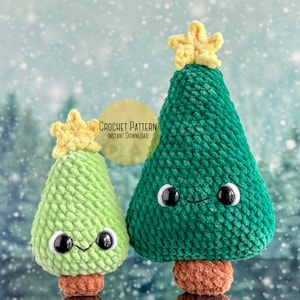 Bundle Christmas Tree Amigurumi Plush Patterns, Christmas Tree Patterns, Christmas Tree Crochet Plush Toys, Holiday Crochet Pattern Bundle