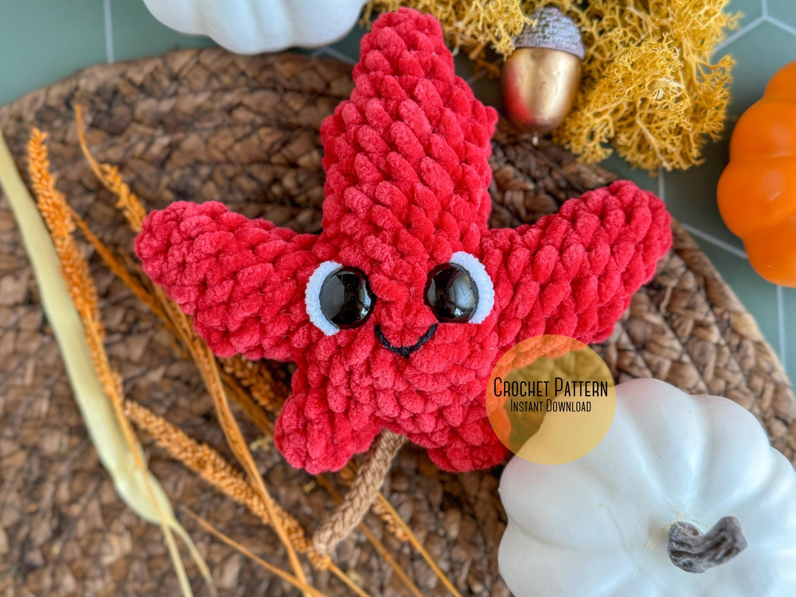 Mini Autumn Leaf Crochet Pattern, Mini Leaf Toy Crochet, Mini