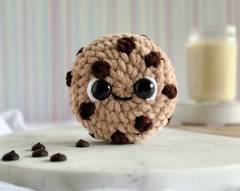 セット内容：チョコレートチップクッキーの編み図、ぬいぐるみクッキー