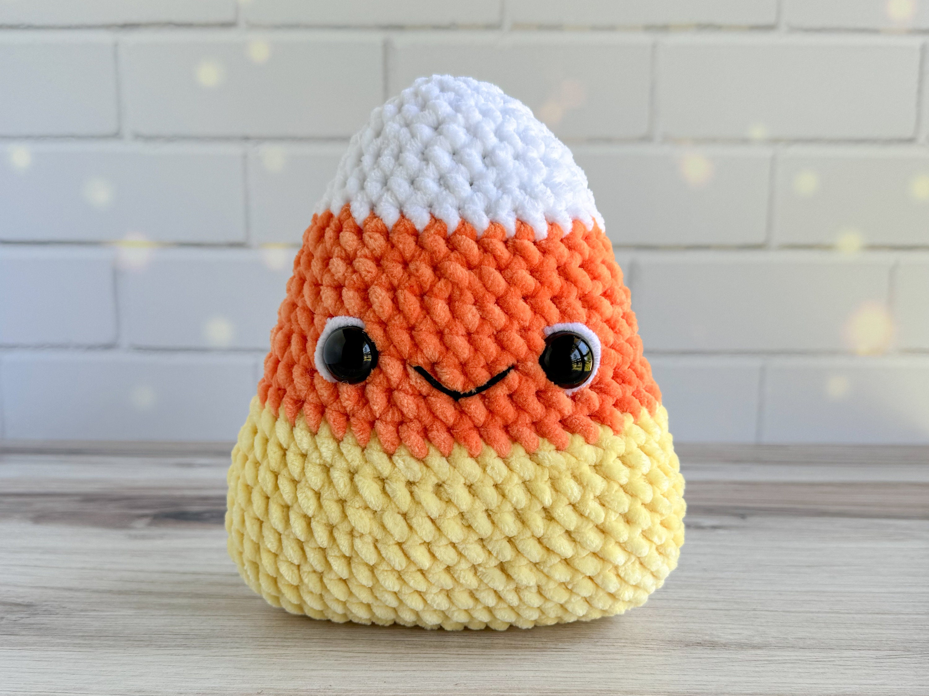 Amigurumi Candy Corn Watermelon 2 in 1 No Sew Crochet Pattern, No Sew ...