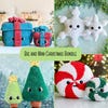 Crochet Peppermint Christmas Candy Amigurumi Pattern Bundle, Mini and ...