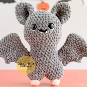 Fledermaus Häkelanleitung, Plushie Fledermaus, Amigurumi Fledermaus, Digitale Fledermaus Häkelanleitung, PDF Häkelanleitung, Halloween Häkelanleitung