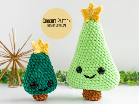 Plush Christmas Tree Crochet Kit – seelycrochet