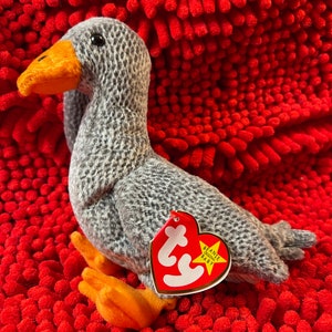 Honks the Goose Beanie Baby Retired Rare Non Looped Tush Tag