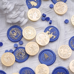 Timbro sigillo di cera design personalizzato Timbro personalizzato, Sigillo di cera per la testa del timbro in metallo, Sigillo di busta di cera fusa, Sigillo di cera per matrimoni Fornello e cucchiaio