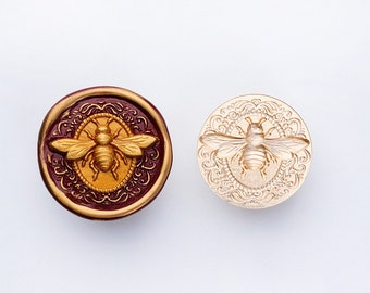 3D Wax Seal Stamp / Wedding Sealing Wax Stamp / Custom Wax Stamp / Wedding Invitation Stamp / Custom Wax Seal Stamp / Honey Bee Stamp