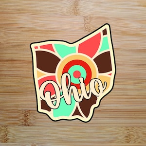 O contorno do cortador de biscoitos em forma do estado de Ohio. Fondant PLA impresso em 3D, massa, plasticina, cortador Play-Doh