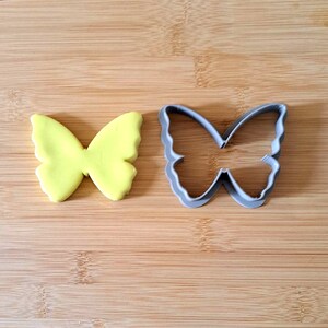 Spring butterfly cookie cutter.  Flying moth biscuit. 3D Printed PLA fondant, dough, plasticine, Play-Doh, clay cutter