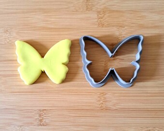 Spring butterfly cookie cutter.  Flying moth biscuit. 3D Printed PLA fondant, dough, plasticine, Play-Doh, clay cutter
