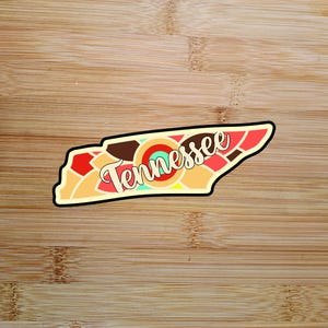 O contorno do cortador de biscoitos em forma do estado do Tennessee. Fondant PLA impresso em 3D, massa, plasticina, cortador Play-Doh