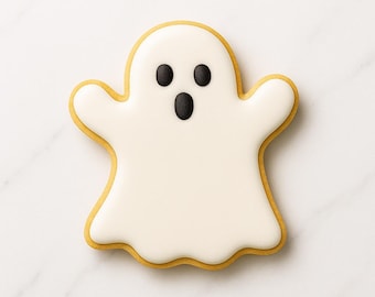 Ghost Cookie Cutter – Halloween Spooky Baking Tool, Trick or Treat Fondant Mold for Ghost Party Desserts and Autumn Cookies