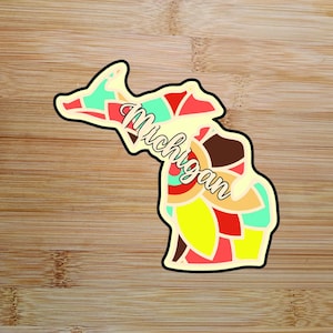 O contorno do cortador de biscoitos em forma do estado de Michigan. Fondant PLA impresso em 3D, massa, plasticina, cortador Play-Doh
