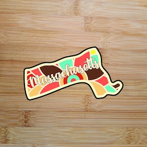 O contorno do cortador de biscoitos em forma do estado de Massachusetts. Pasta americana PLA impressa em 3D, massa, plasticina, cortador Play-Doh
