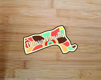 The outline of the state of Massachusetts shaped cookie cutter.  3D Printed PLA fondant, dough, plasticine, Play-Doh cutter