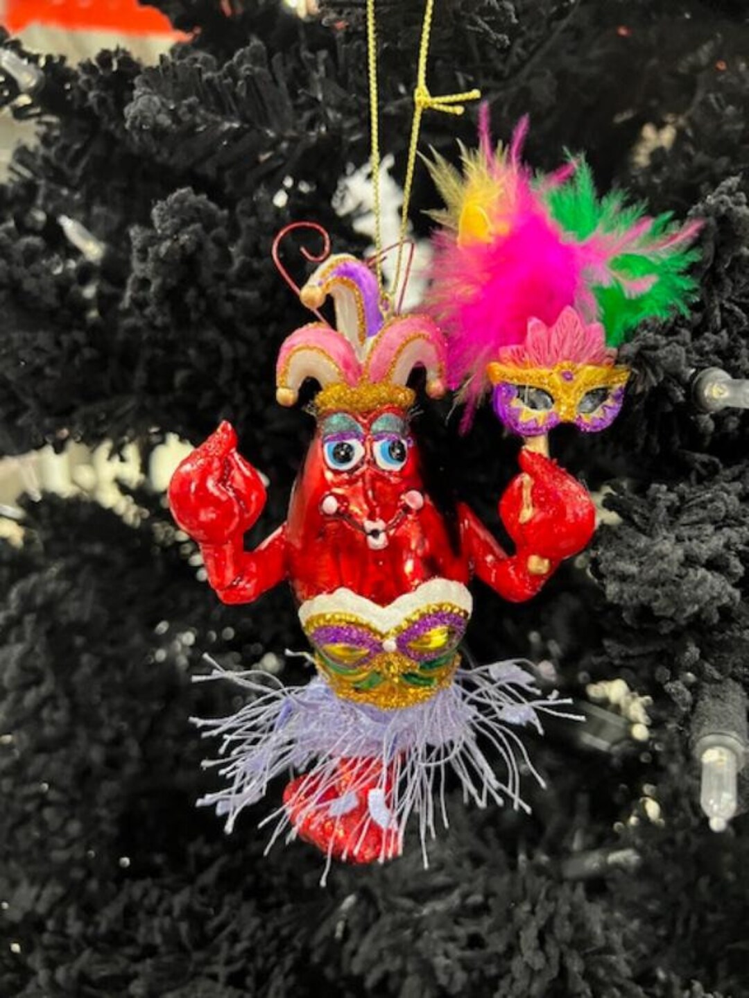 december diamonds mardi gras ornaments