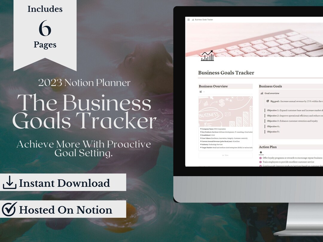 Notion Business Planner Digital Planner Business Planner Etsy