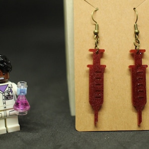 Syringe Earrings