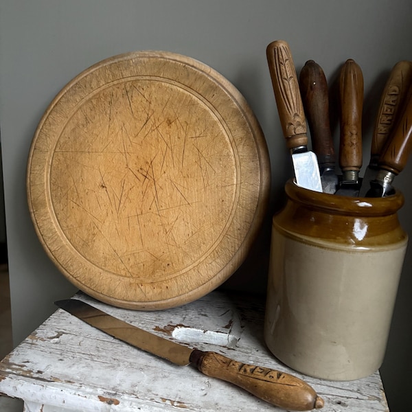 Vintage Bread Board, Kitchenalia, Rustic Kitchen Decor
