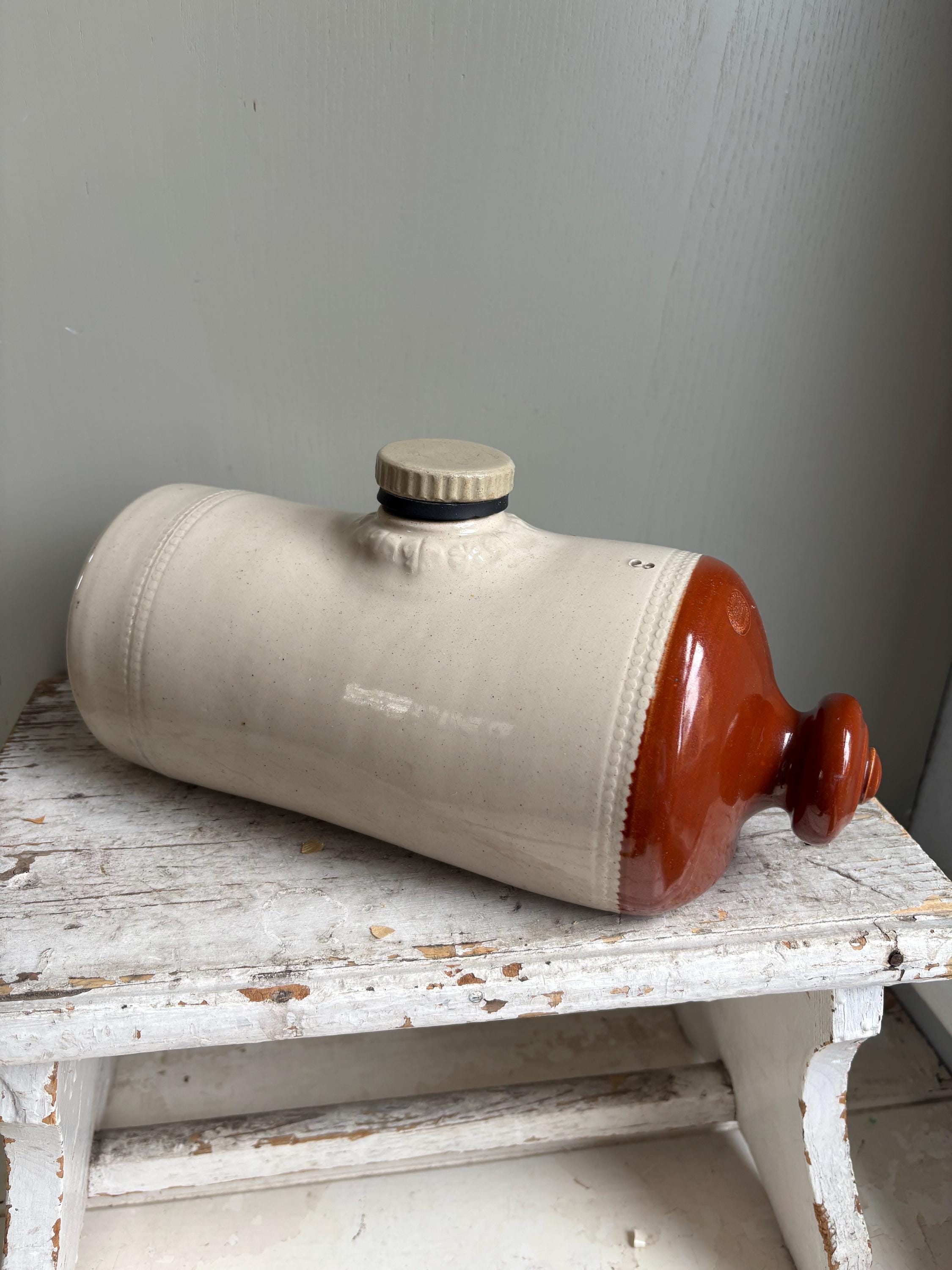 レア　hotwater bottle イギリスアンティーク Antique Hot Water Bottle - Etsy UK