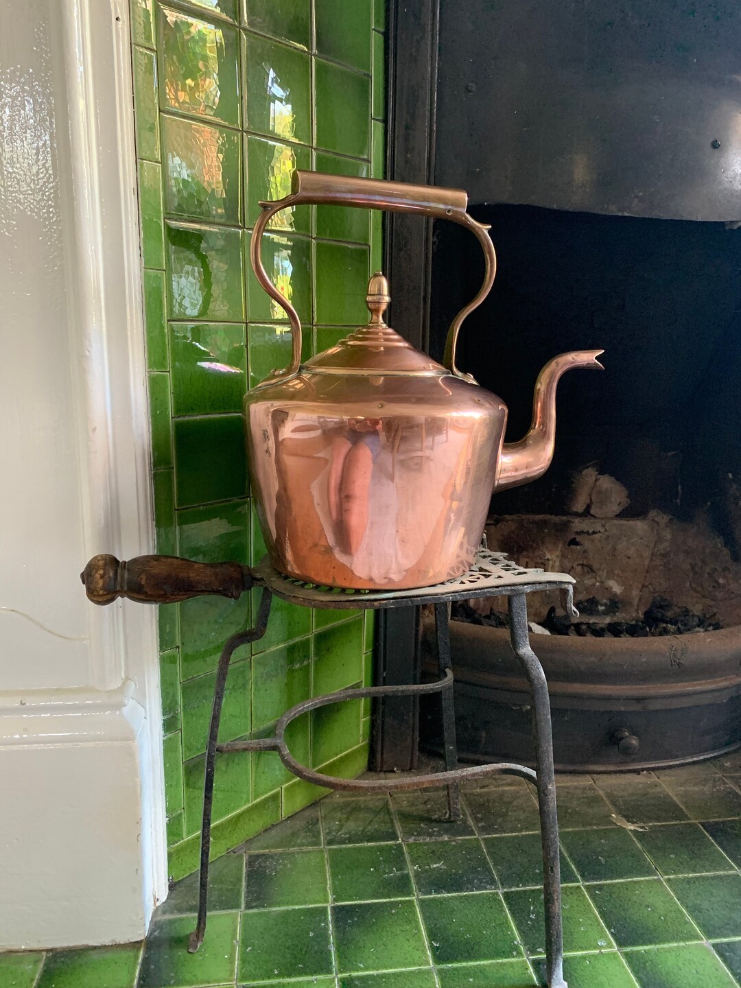 Old Copper Kettle Etsy UK