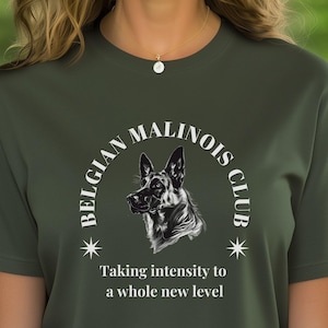Belgian Malinois Shirt, Funny Dog Lover Tee, Bella Canvas 3001 Unisex T Shirt, Malinois Gift for Men and Women, Working Dog Graphic