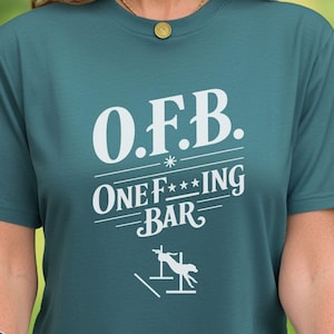 OFB Dog Agility T-Shirt: Funny Gift for Agility Handlers