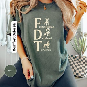 Subtle F Trump Dog Breed Comfort Colors® Shirt, Political Resistance Tee, Protest Apparel