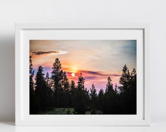 Colorado Sunset Digital Download Photo | Rocky Mountain Landscape Photography Wall Art