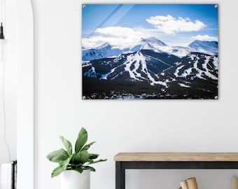 Bring the Beauty of the Mountains Home with Breckenridge, Colorado  Acrylic Wall Art