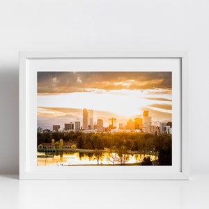 Denver Skyline Digital Download Photo | Cityscape Photography Wall Art