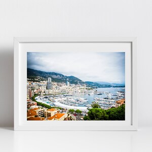 Monaco, France Digital Download - Instant Download, Wall Art Print