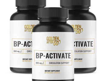 Golden After 50's BP-Activate is a circulation support formula. 3 Month Supply.