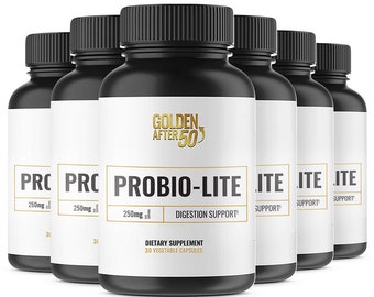 Golden After 50's Probio-Lite is a digestion support formula. 6 Month Supply.