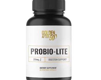 Golden After 50's Probio-Lite is a digestion support formula. 1 Month Supply.