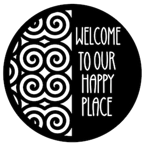 PNG Download: Welcome To Our Happy Place