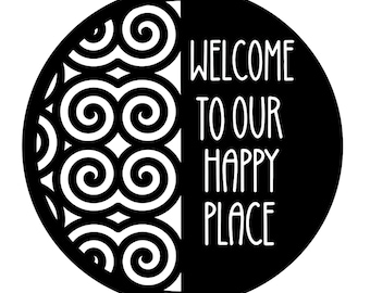 PNG Download: Welcome To Our Happy Place