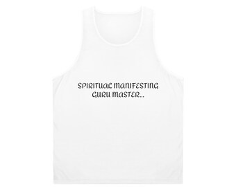 Spiritual Manifesting Tank Top: Eco-Friendly Yoga Workout Shirt