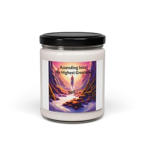 Manifesting Scented Candle: Aromatherapy Relaxation Gift, 9oz