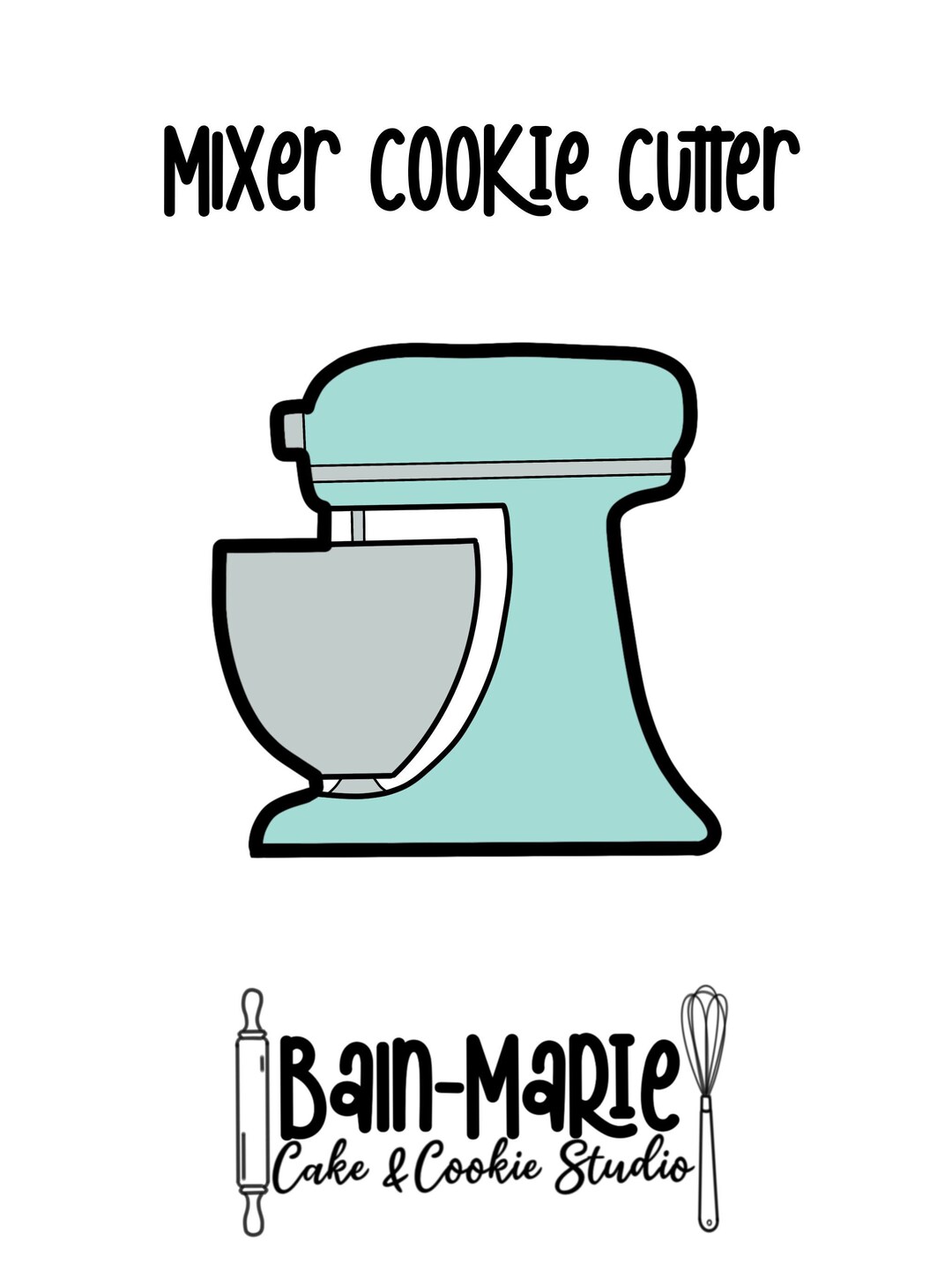 Mixer Cookie Cutter Etsy