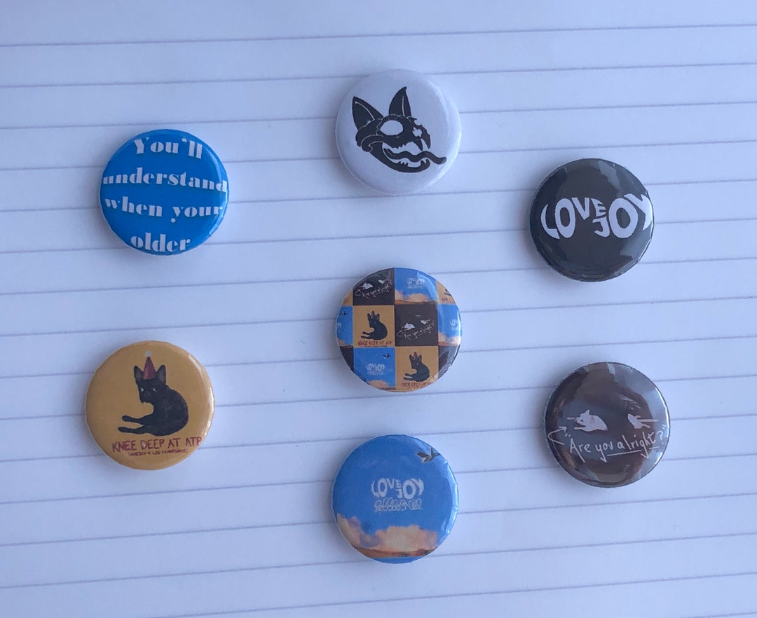 Lovejoy Pin Badges 25mm Etsy UK