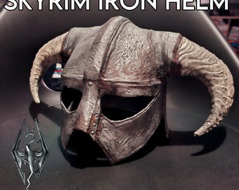 SKYRIM Eisen Helm FULL SIZE 3D Gedruckt