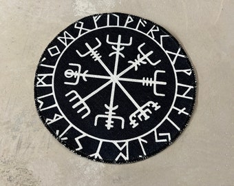 Nordic-Scandinavian Rugs, Black Rug, Round Rug, Modern Rug, Entry Rug, Bathroom Rug, Indoor Rug, Living Room Rug, 3D Printeds Rug,