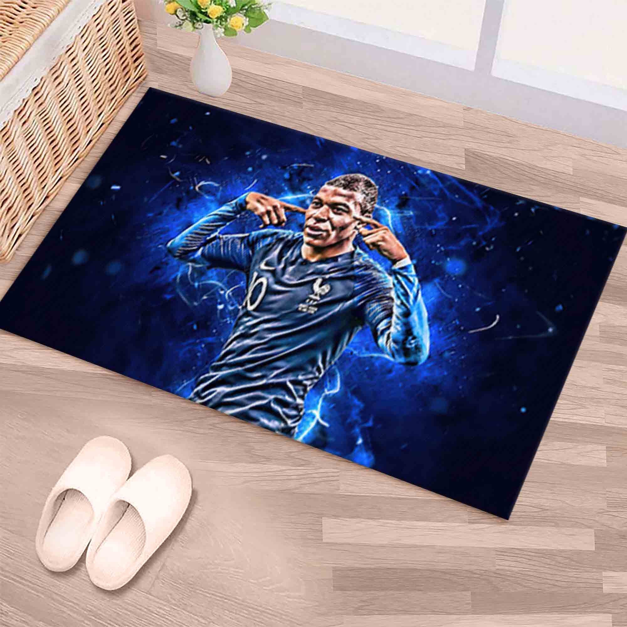 Discover Mbappe Rug, World Cup Rugs, Sport Rug, Personalized Gifts, Gift For Him,