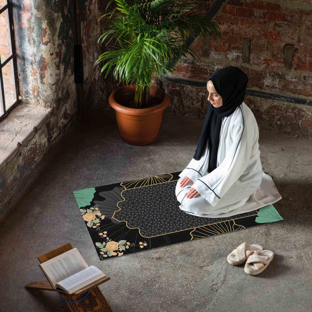 Prayer Rugs, Flowers Rugs, Elegant Design Rug, Islamic Rugs, Classic ...