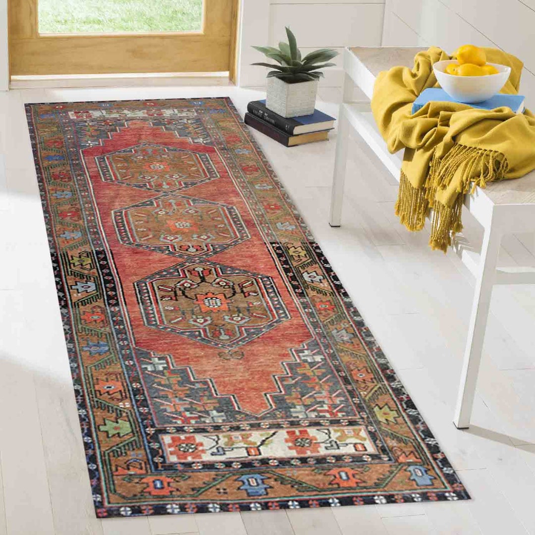 3d Pattern Runner Rug 3D Printed Rug, Easy to Clean Rug, Bedroom Rug, Non Slip Rug, Turkish ...