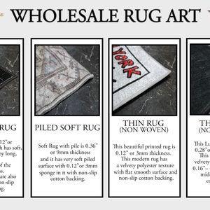 Personalized Rug, Salon Decor Rug, Pet Friendly Rug, Gift Rug, Your Image Here Rug, Round Rugs, Modern Rug, Custom Rug, Personalized Gifts, image 7