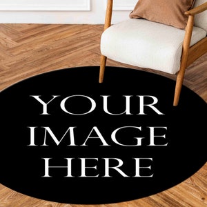 Personalized Rug, Salon Decor Rug, Pet Friendly Rug, Gift Rug, Your Image Here Rug, Round Rugs, Modern Rug, Custom Rug, Personalized Gifts, image 5