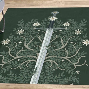 Lord of Rings Rugs Hobbit Rugs LOTR Rug Modern Rug Outdoor - Etsy